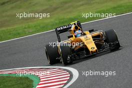 Jolyon Palmer (GBR) Renault Sport F1 Team RS16. 08.10.2016. Formula 1 World Championship, Rd 17, Japanese Grand Prix, Suzuka, Japan, Qualifying Day.