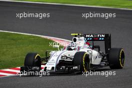 Valtteri Bottas (FIN) Williams FW38. 08.10.2016. Formula 1 World Championship, Rd 17, Japanese Grand Prix, Suzuka, Japan, Qualifying Day.