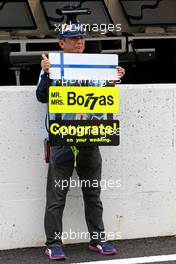 Fan of Valtteri Bottas (FIN), Williams F1 Team  08.10.2016. Formula 1 World Championship, Rd 17, Japanese Grand Prix, Suzuka, Japan, Qualifying Day.