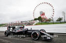 Jenson Button (GBR) McLaren MP4-31. 08.10.2016. Formula 1 World Championship, Rd 17, Japanese Grand Prix, Suzuka, Japan, Qualifying Day.