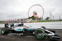 Lewis Hamilton (GBR) Mercedes AMG F1 W07 Hybrid. 08.10.2016. Formula 1 World Championship, Rd 17, Japanese Grand Prix, Suzuka, Japan, Qualifying Day.