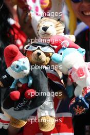 A fan's cuddly toys. 06.10.2016. Formula 1 World Championship, Rd 17, Japanese Grand Prix, Suzuka, Japan, Preparation Day.