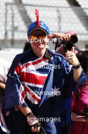A Daniel Ricciardo (AUS) Red Bull Racing fan. 06.10.2016. Formula 1 World Championship, Rd 17, Japanese Grand Prix, Suzuka, Japan, Preparation Day.
