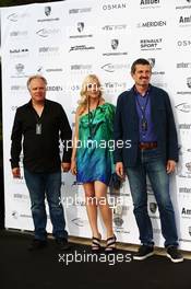 Gene Haas (USA) Haas Automotion President (Left) and Guenther Steiner (ITA) Haas F1 Team Prinicipal (Right) at the Amber Lounge Fashion Show. 27.05.2016. Formula 1 World Championship, Rd 6, Monaco Grand Prix, Monte Carlo, Monaco, Friday.