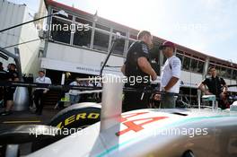 Lewis Hamilton (GBR) Mercedes AMG F1 W07 Hybrid. 27.05.2016. Formula 1 World Championship, Rd 6, Monaco Grand Prix, Monte Carlo, Monaco, Friday.