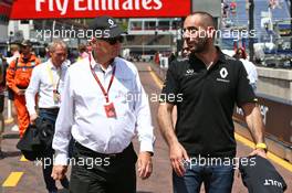 (L to R): Jerome Stoll (FRA) Renault Sport F1 President with Cyril Abiteboul (FRA) Renault Sport F1 Managing Director. 27.05.2016. Formula 1 World Championship, Rd 6, Monaco Grand Prix, Monte Carlo, Monaco, Friday.