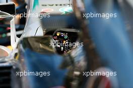 Mercedes AMG F1 W07 Hybrid steering wheel. 27.05.2016. Formula 1 World Championship, Rd 6, Monaco Grand Prix, Monte Carlo, Monaco, Friday.