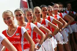 Grid girls. 27.05.2016. Formula 1 World Championship, Rd 6, Monaco Grand Prix, Monte Carlo, Monaco, Friday.