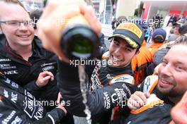 Sergio Perez (MEX), Sahara Force India  29.05.2015. Formula 1 World Championship, Rd 6, Monaco Grand Prix, Monte Carlo, Monaco, Race Day.