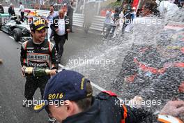 Sergio Perez (MEX), Sahara Force India  29.05.2015. Formula 1 World Championship, Rd 6, Monaco Grand Prix, Monte Carlo, Monaco, Race Day.