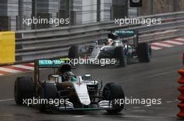 Nico Rosberg (GER) Mercedes AMG Petronas F1 W07. 29.05.2015. Formula 1 World Championship, Rd 6, Monaco Grand Prix, Monte Carlo, Monaco, Race Day.