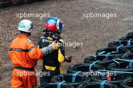 Jolyon Palmer (GBR) Renault Sport F1 Team crashed out of the race. 29.05.2015. Formula 1 World Championship, Rd 6, Monaco Grand Prix, Monte Carlo, Monaco, Race Day.