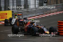 Carlos Sainz Jr (ESP) Scuderia Toro Rosso STR11. 29.05.2015. Formula 1 World Championship, Rd 6, Monaco Grand Prix, Monte Carlo, Monaco, Race Day.