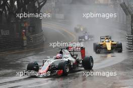 Romain Grosjean (FRA) Haas F1 Team VF-16. 29.05.2015. Formula 1 World Championship, Rd 6, Monaco Grand Prix, Monte Carlo, Monaco, Race Day.