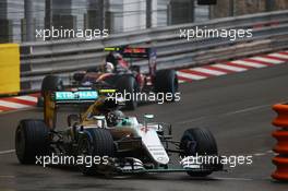 Nico Rosberg (GER) Mercedes AMG Petronas F1 W07. 29.05.2015. Formula 1 World Championship, Rd 6, Monaco Grand Prix, Monte Carlo, Monaco, Race Day.