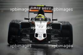 Sergio Perez (MEX) Sahara Force India F1 VJM09. 29.05.2015. Formula 1 World Championship, Rd 6, Monaco Grand Prix, Monte Carlo, Monaco, Race Day.
