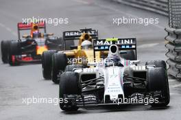 Valtteri Bottas (FIN) Williams FW38. 29.05.2015. Formula 1 World Championship, Rd 6, Monaco Grand Prix, Monte Carlo, Monaco, Race Day.