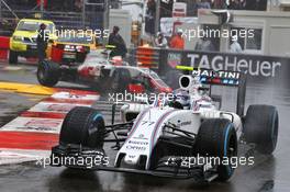 Valtteri Bottas (FIN) Williams FW38. 29.05.2015. Formula 1 World Championship, Rd 6, Monaco Grand Prix, Monte Carlo, Monaco, Race Day.