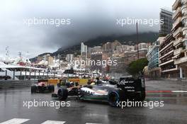 Sergio Perez (MEX) Force India F1 VJM09. 29.05.2015. Formula 1 World Championship, Rd 6, Monaco Grand Prix, Monte Carlo, Monaco, Race Day.