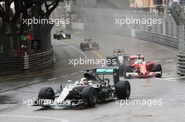 Lewis Hamilton (GBR) Mercedes AMG F1 W07 Hybrid. 29.05.2015. Formula 1 World Championship, Rd 6, Monaco Grand Prix, Monte Carlo, Monaco, Race Day.