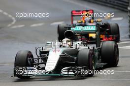 Lewis Hamilton (GBR) Mercedes AMG F1 W07 Hybrid. 29.05.2015. Formula 1 World Championship, Rd 6, Monaco Grand Prix, Monte Carlo, Monaco, Race Day.