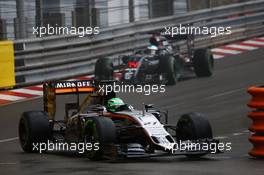 Nico Hulkenberg (GER)Sahara Force India F1 Team VJM09. 29.05.2015. Formula 1 World Championship, Rd 6, Monaco Grand Prix, Monte Carlo, Monaco, Race Day.