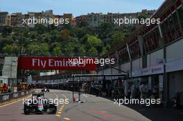 Jenson Button (GBR) McLaren MP4-31 leaves the pits. 28.05.2016. Formula 1 World Championship, Rd 6, Monaco Grand Prix, Monte Carlo, Monaco, Qualifying Day.