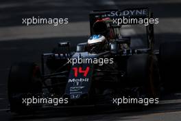 Fernando Alonso (ESP), McLaren Honda  28.05.2016. Formula 1 World Championship, Rd 6, Monaco Grand Prix, Monte Carlo, Monaco, Qualifying Day.