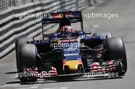 Daniil Kvyat (RUS) Scuderia Toro Rosso STR11. 28.05.2016. Formula 1 World Championship, Rd 6, Monaco Grand Prix, Monte Carlo, Monaco, Qualifying Day.