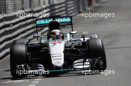 Lewis Hamilton (GBR) Mercedes AMG F1 W07 Hybrid. 28.05.2016. Formula 1 World Championship, Rd 6, Monaco Grand Prix, Monte Carlo, Monaco, Qualifying Day.