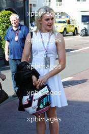 Emilia Pikkarainen (FIN) girlfriend of Valtteri Bottas (FIN) Williams. 28.05.2016. Formula 1 World Championship, Rd 6, Monaco Grand Prix, Monte Carlo, Monaco, Qualifying Day.
