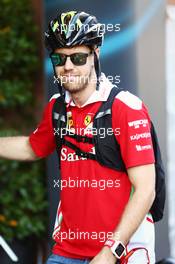 Sebastian Vettel (GER) Ferrari. 28.05.2016. Formula 1 World Championship, Rd 6, Monaco Grand Prix, Monte Carlo, Monaco, Qualifying Day.
