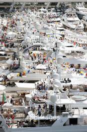 Boats in the scenic Monaco Harbour. 28.05.2016. Formula 1 World Championship, Rd 6, Monaco Grand Prix, Monte Carlo, Monaco, Qualifying Day.