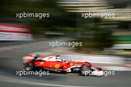 Kimi Raikkonen (FIN) Ferrari SF16-H. 28.05.2016. Formula 1 World Championship, Rd 6, Monaco Grand Prix, Monte Carlo, Monaco, Qualifying Day.
