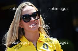Carmen Jorda (ESP) Renault Sport F1 Team Development Driver. 28.05.2016. Formula 1 World Championship, Rd 6, Monaco Grand Prix, Monte Carlo, Monaco, Qualifying Day.
