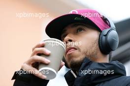 Lewis Hamilton (GBR) Mercedes AMG F1 on the drivers parade. 29.05.2015. Formula 1 World Championship, Rd 6, Monaco Grand Prix, Monte Carlo, Monaco, Race Day.