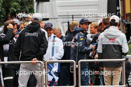 The drivers parade. 29.05.2015. Formula 1 World Championship, Rd 6, Monaco Grand Prix, Monte Carlo, Monaco, Race Day.