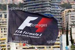 F1 flag. 29.05.2015. Formula 1 World Championship, Rd 6, Monaco Grand Prix, Monte Carlo, Monaco, Race Day.