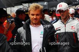 Nico Rosberg (GER) Mercedes AMG F1 on the drivers parade. 29.05.2015. Formula 1 World Championship, Rd 6, Monaco Grand Prix, Monte Carlo, Monaco, Race Day.