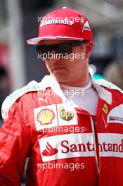 Kimi Raikkonen (FIN) Ferrari. 26.05.2016. Formula 1 World Championship, Rd 6, Monaco Grand Prix, Monte Carlo, Monaco, Practice Day.