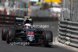 Jenson Button (GBR), McLaren Honda  26.05.2016. Formula 1 World Championship, Rd 6, Monaco Grand Prix, Monte Carlo, Monaco, Practice Day.