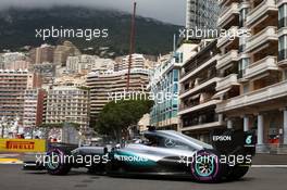 Lewis Hamilton (GBR) Mercedes AMG F1 W07 Hybrid. 26.05.2016. Formula 1 World Championship, Rd 6, Monaco Grand Prix, Monte Carlo, Monaco, Practice Day.