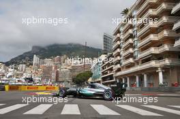 Lewis Hamilton (GBR) Mercedes AMG F1 W07 Hybrid. 26.05.2016. Formula 1 World Championship, Rd 6, Monaco Grand Prix, Monte Carlo, Monaco, Practice Day.