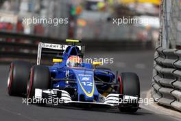 Felipe Nasr (BRA), Sauber F1 Team  26.05.2016. Formula 1 World Championship, Rd 6, Monaco Grand Prix, Monte Carlo, Monaco, Practice Day.