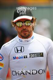 Fernando Alonso (ESP) McLaren. 26.05.2016. Formula 1 World Championship, Rd 6, Monaco Grand Prix, Monte Carlo, Monaco, Practice Day.