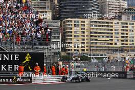 Nico Rosberg (GER) Mercedes AMG F1 W07 Hybrid. 26.05.2016. Formula 1 World Championship, Rd 6, Monaco Grand Prix, Monte Carlo, Monaco, Practice Day.