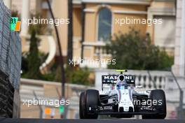 Valtteri Bottas (FIN), Williams F1 Team  26.05.2016. Formula 1 World Championship, Rd 6, Monaco Grand Prix, Monte Carlo, Monaco, Practice Day.