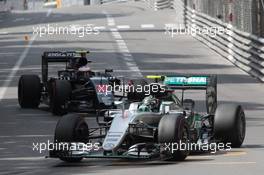 Nico Rosberg (GER) Mercedes AMG F1 W07 Hybrid. 26.05.2016. Formula 1 World Championship, Rd 6, Monaco Grand Prix, Monte Carlo, Monaco, Practice Day.