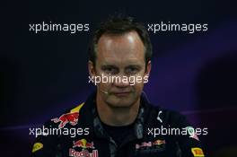 Paul Monaghan (GBR) Red Bull Racing Chief Engineer in the FIA Press Conference. 26.05.2016. Formula 1 World Championship, Rd 6, Monaco Grand Prix, Monte Carlo, Monaco, Practice Day.