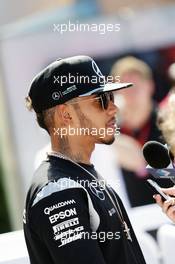 Lewis Hamilton (GBR) Mercedes AMG F1. 25.05.2016. Formula 1 World Championship, Rd 6, Monaco Grand Prix, Monte Carlo, Monaco, Preparation Day.